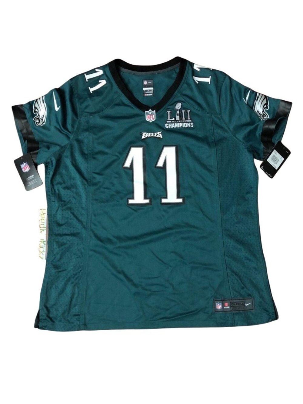 Nike Philadelphia Eagles Superbowl jersey Wentz Womens 2XL